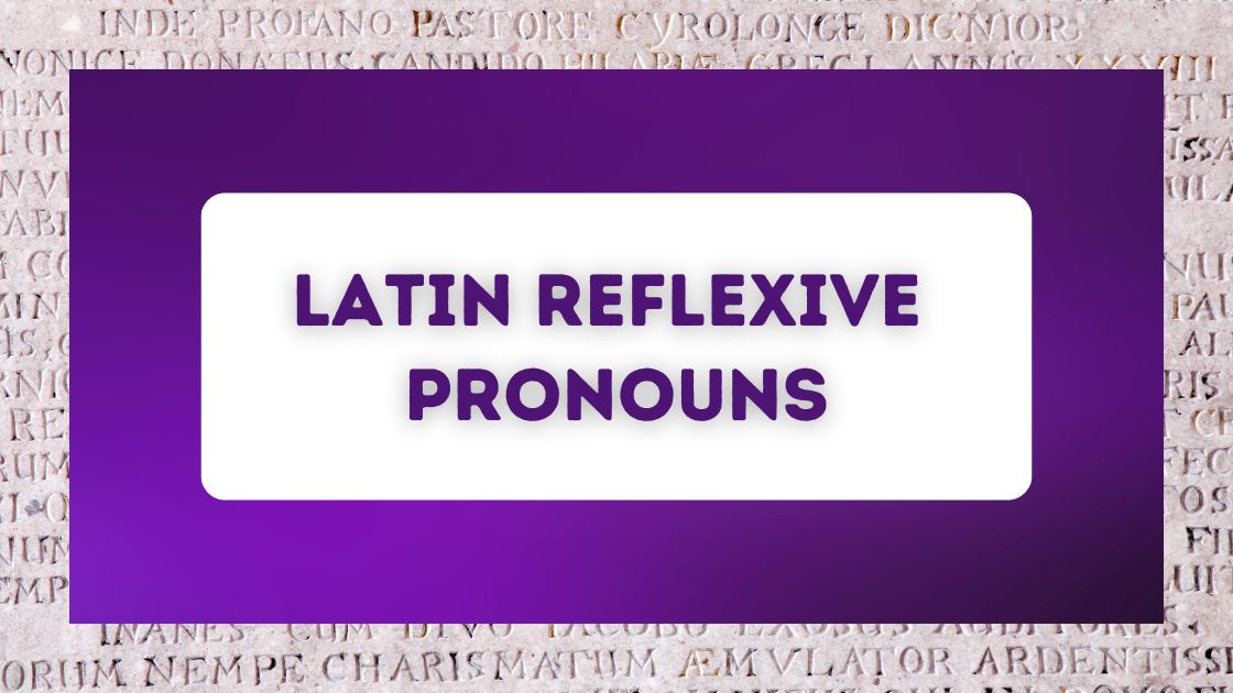 Latin reflexive pronouns