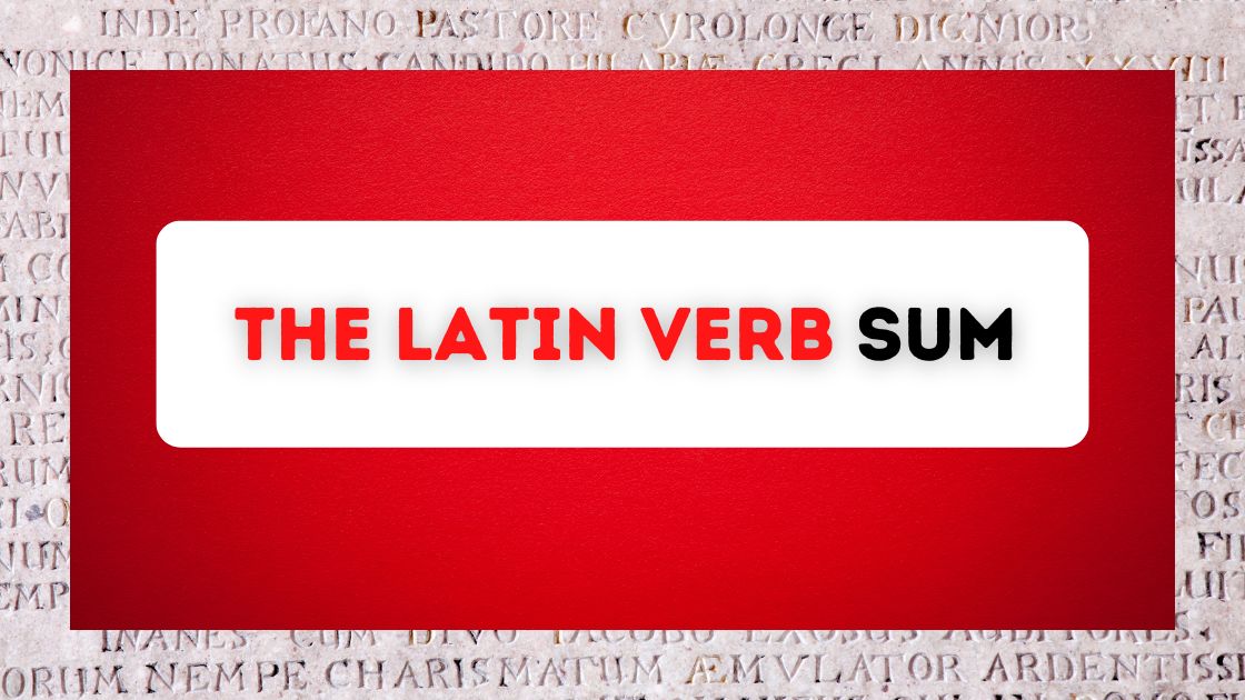 The Latin verb sum